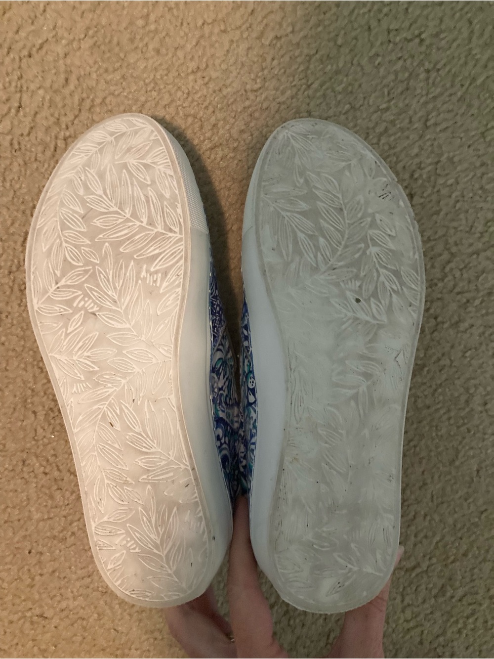 Lilly Pulitzer Blue & Teal Slip-Ons - Picture 3 of 6